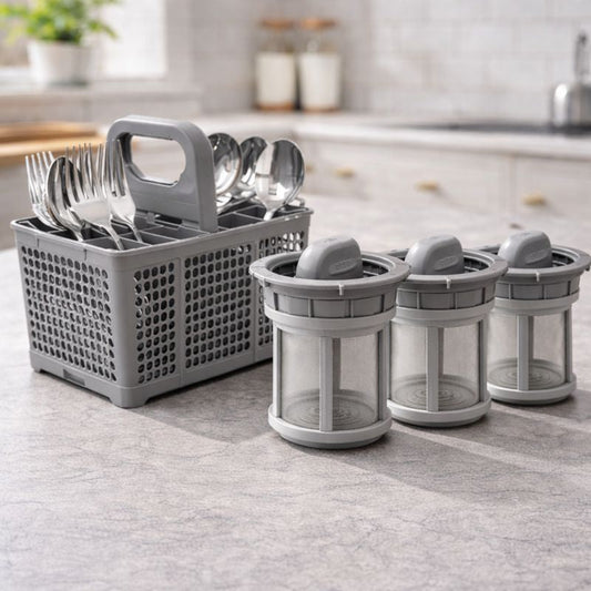 Combo  ByeSink™: Pack Filtros De Repuestos  + Cesta Organizadora Cubiertos